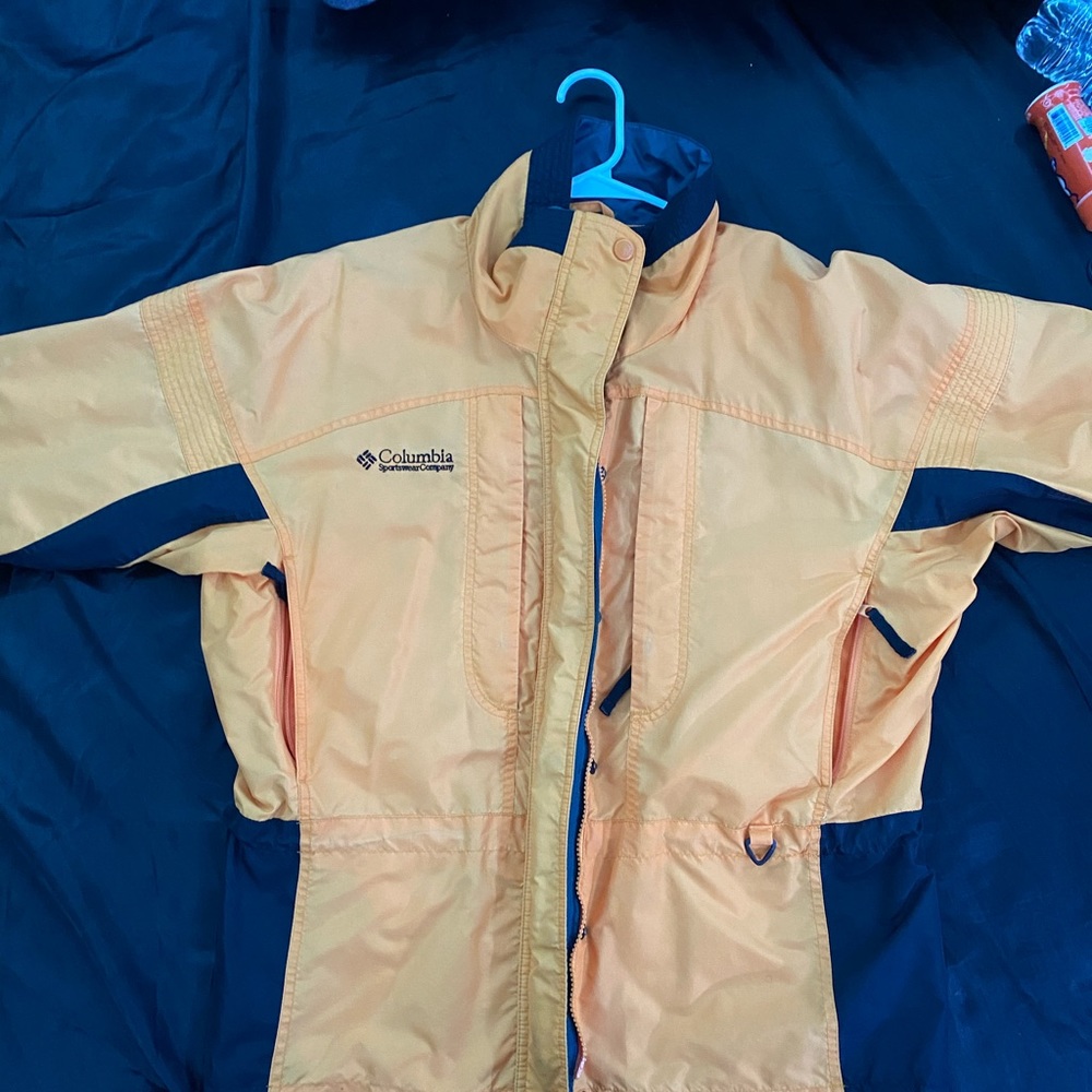 Columbia Sportswear Company yellow zip up
